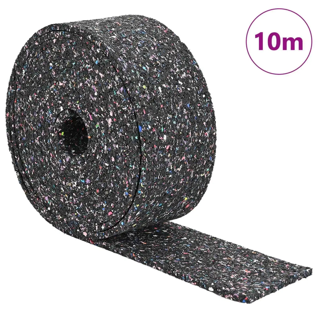 Rotolo di Granulato in Gomma Nero 1000 x 8 x 0,6 cm Gomma 42027267
