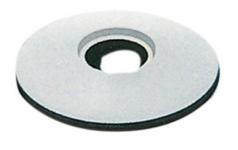 100pz rondella ferro tonda con guarnizione 6,7x22 colore bianco finitura grigio cod:ferx.56204