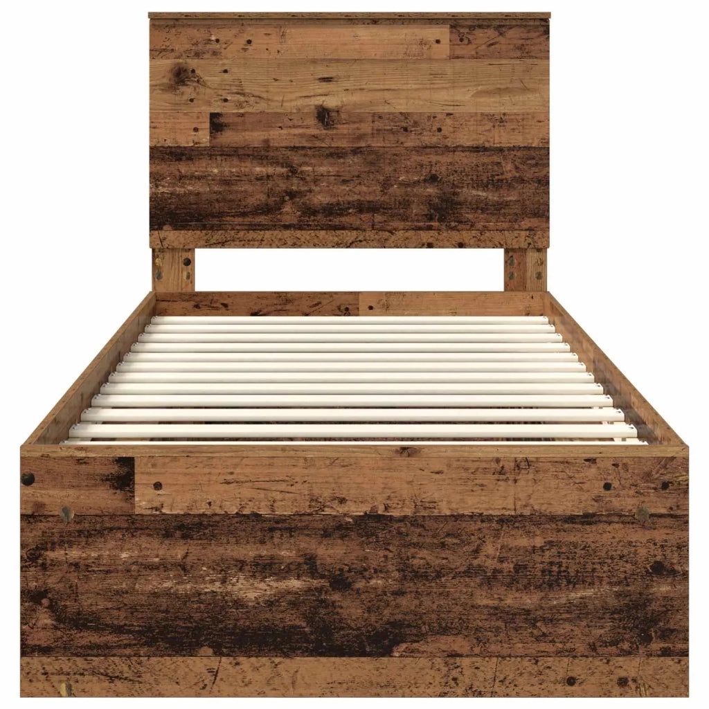 Struttura del letto Legno vecchio 90 x 190 cm Pino massello 3411071