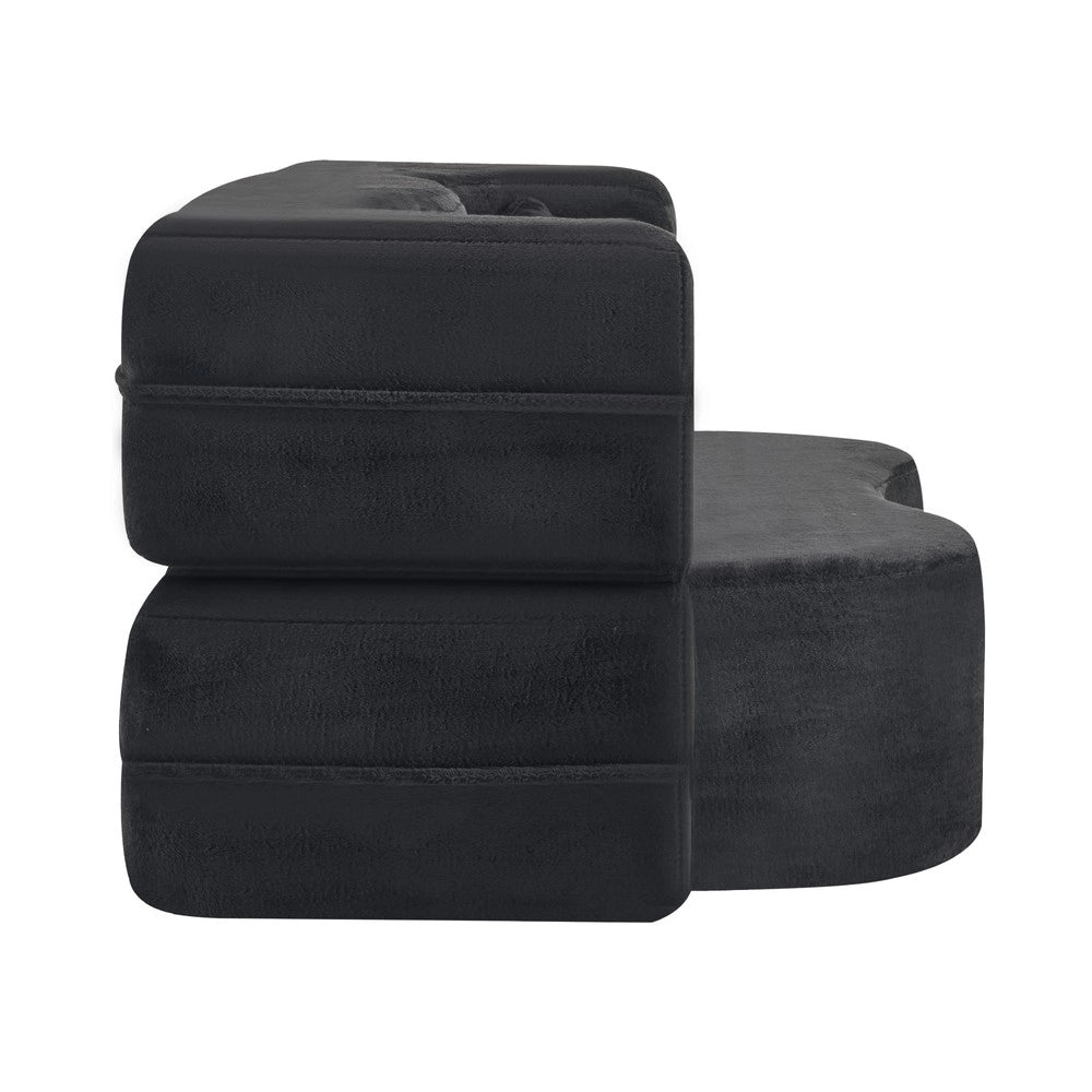 Divano Letto Futon Pieghevole ¨C Xylo ¨C Nero