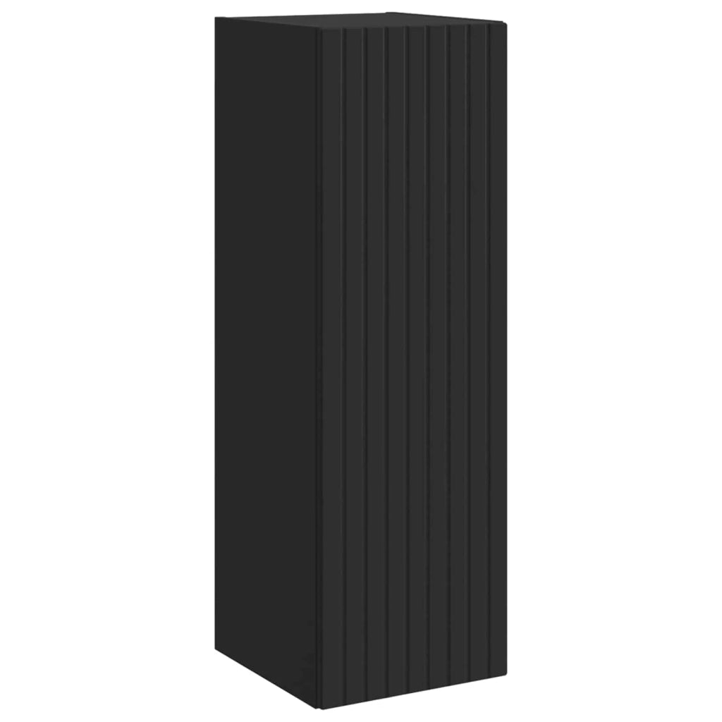 Mobiletto da Bagno | Armadio da bagno a Muro Nero 33 x 34,5 x 100 cm