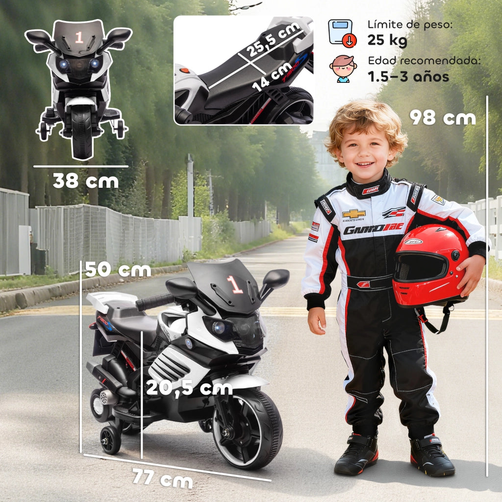 Moto Elettrica Bambini ¨C zephmum ¨C Bianco