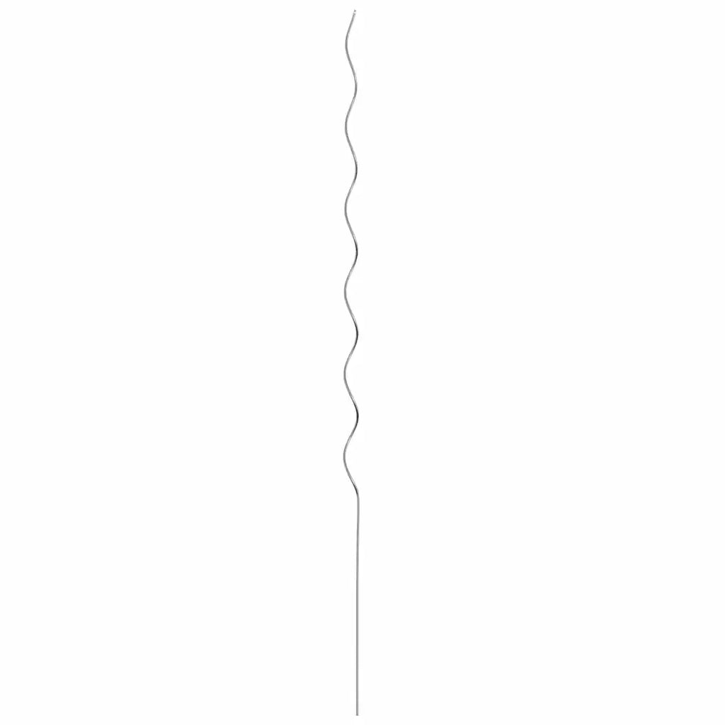 Supporto per piante 5 pcs Argento 150 x 0,6 x 0,6 cm Acciaio 4107051