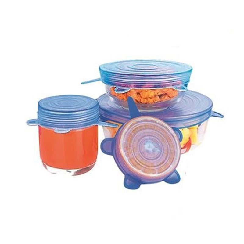 MAURY'S SET DA  4 COPERCHI IN SILICONE PER CONTENITORI  DIAMETRO 7-10-12-20 CM
