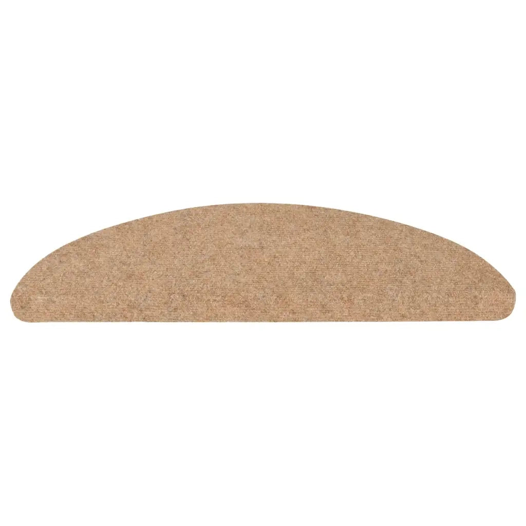 Tappetini Autoadesivi per Scale 30 pz Beige 56x17x3 cm 3365895