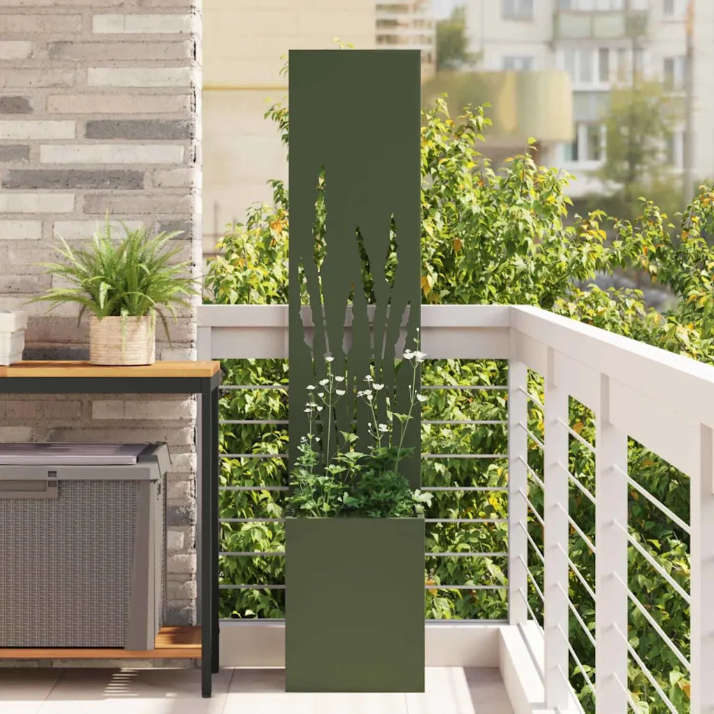 Schermo per privacy in giardino Oliver verde 32 x 150 cm 876395