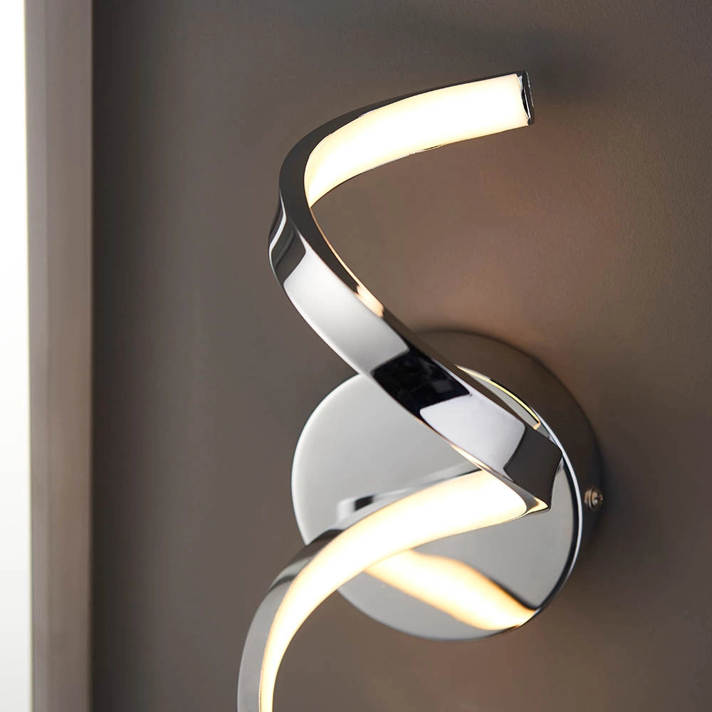 Applique bagno moderna cromo LED 12W IP44 Astral Endon