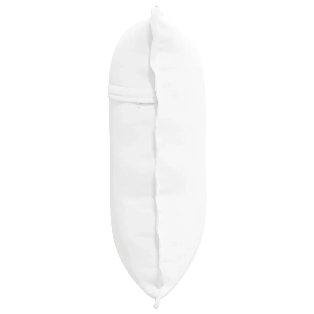 Cuscino per Schiena Bianco 60 x 19 x 50 cm Tessuto 42014669