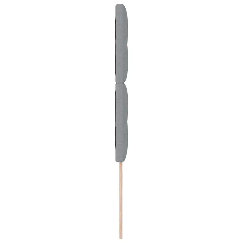 Testiera | Testata regolabile in altezza Grigio chiaro 90 cm Tessuto