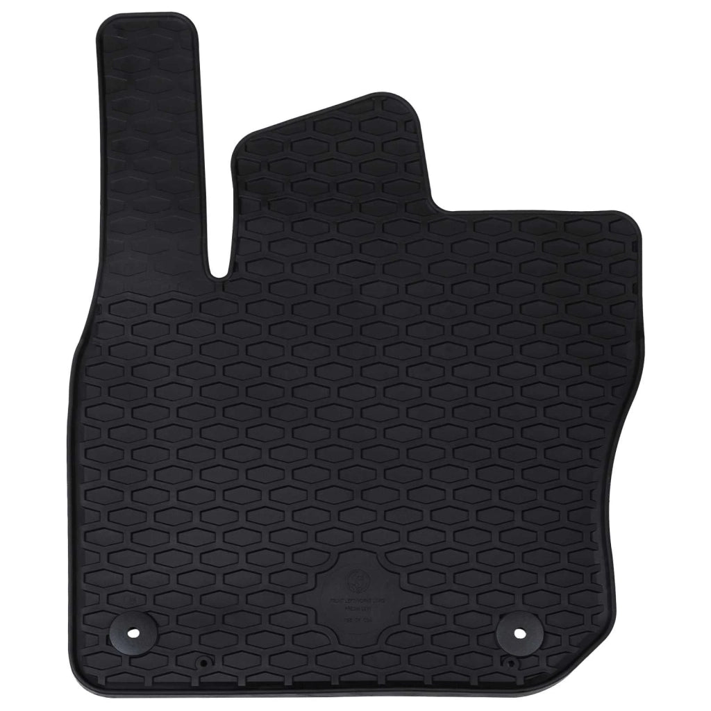 Tappetino per Auto 4 pz Nero Gomma CFW6939340