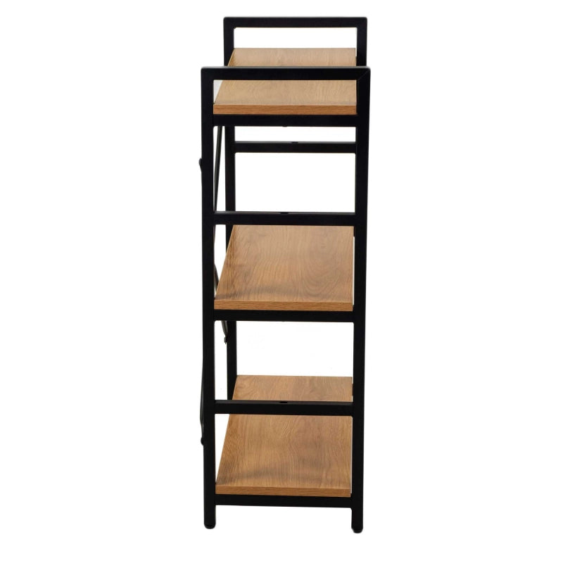 Scaffale metallo legno Achille 3 ripiani cm 60x28h83,5