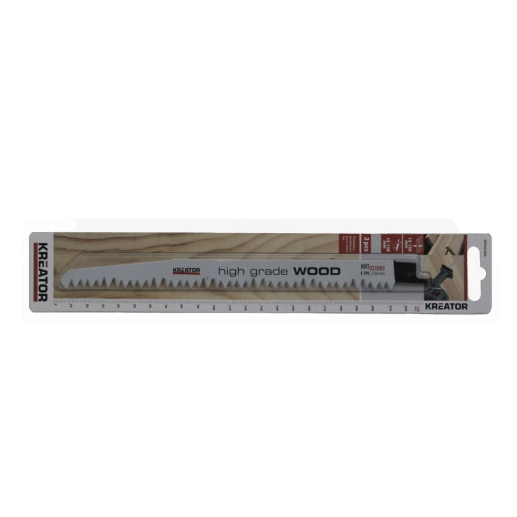 Lama per seghetto a gattuccio taglio legno 230 mm