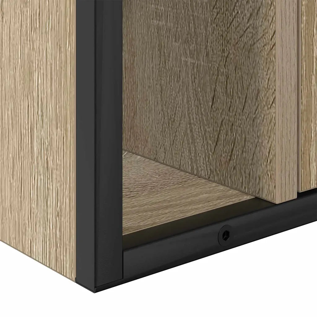 Set di mobili per il bagno 2 pcs Marrone Legno multistrato 3345128
