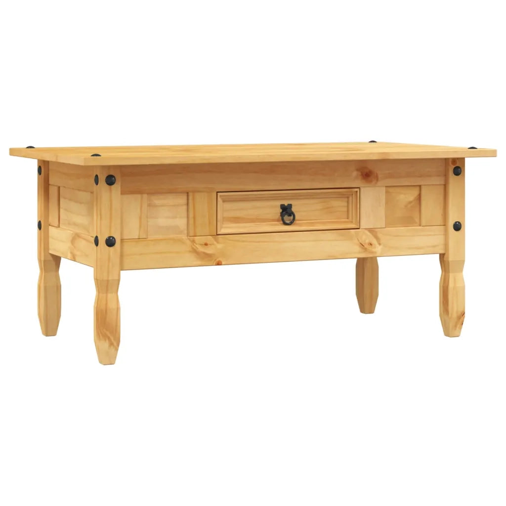 Tavolino da Caff¨¦ Legno Pino Messicano Corona Range 100x55x44cm