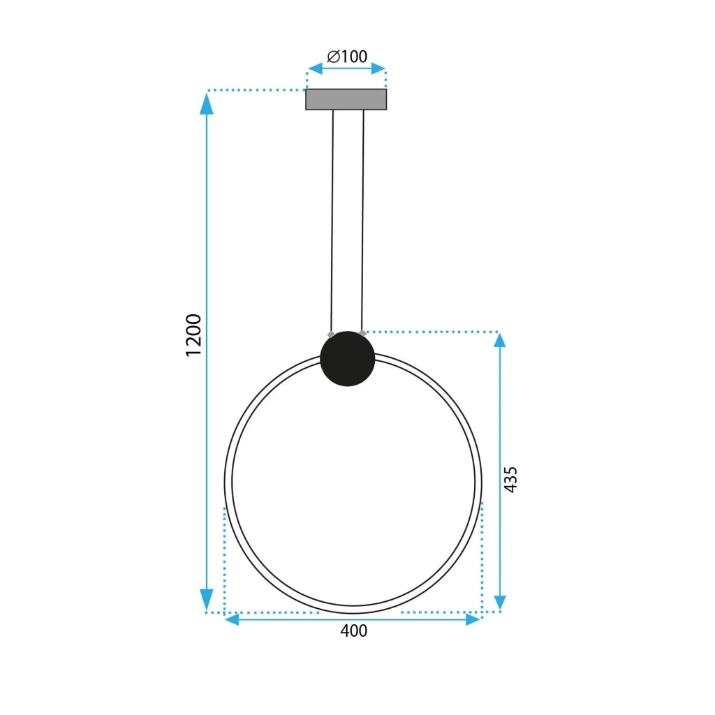 Lampada Da Soffitto Led App1397-cp Old Gold 40cm