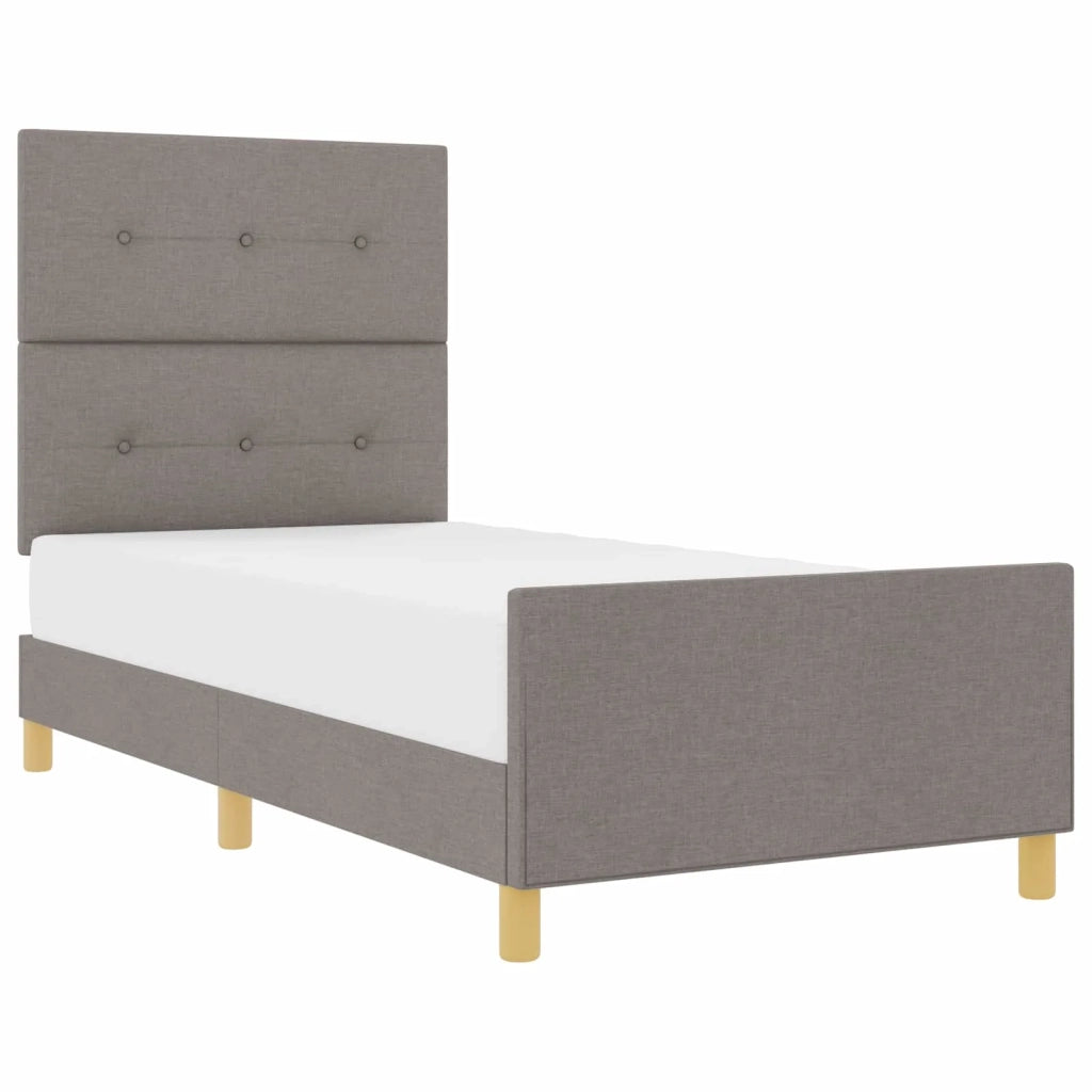 Struttura del letto con testiera Talpa 80 x 200 cm Tessuto