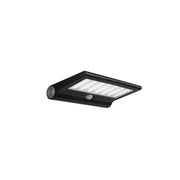 APPLIQUE LED CON PANNELLO SOLARE DA ESTERNO EBE COLORE NERO