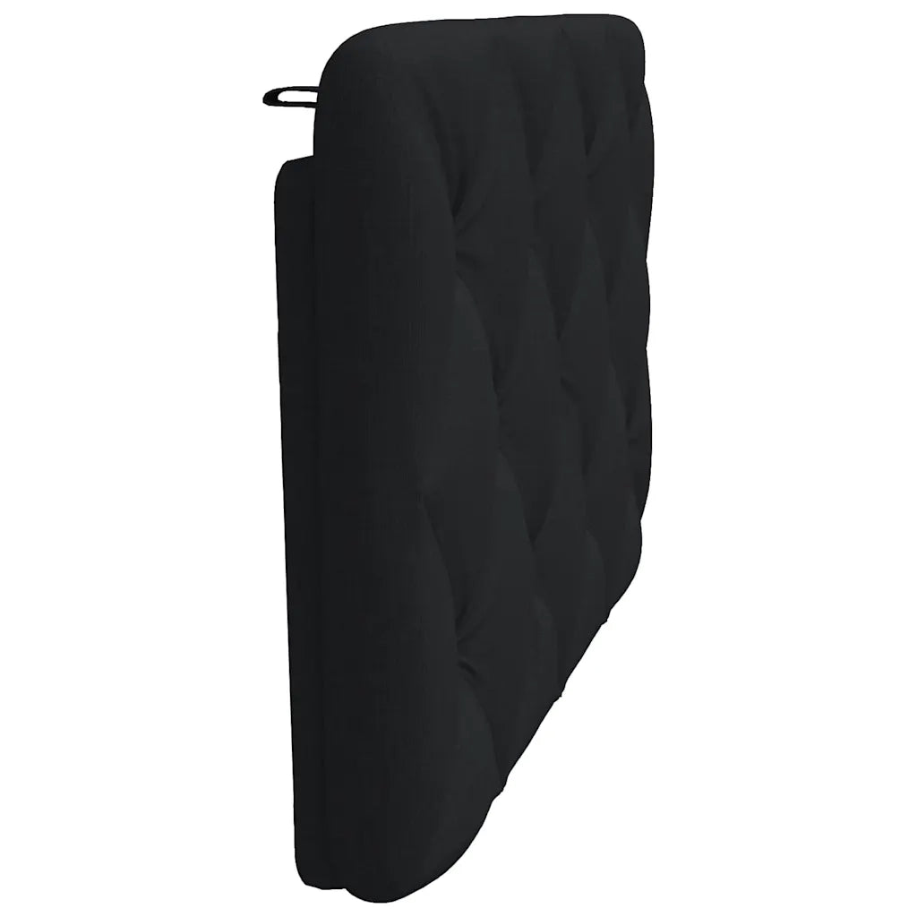 Cuscino Testiera-Cuscino per Testiera Nero 90 cm in Tessuto