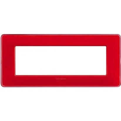 Placca Bticino Matix 6 moduli corallo AM4806CRD