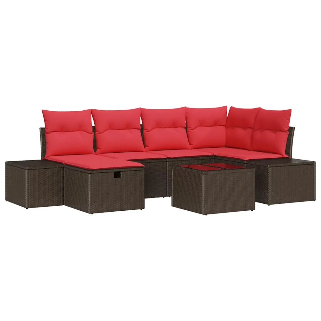 Set di divani 3 pz polyrattan 3360725