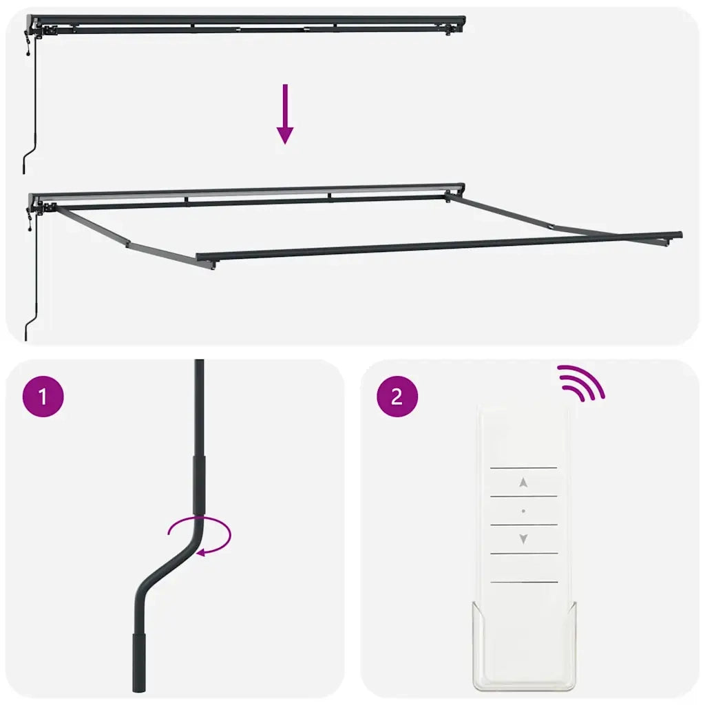 Struttura della tenda Bianco 400 × 300 cm 3330638