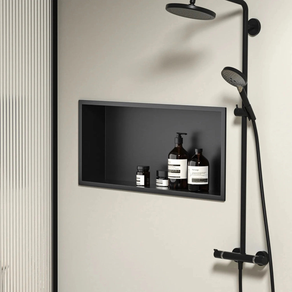 Mensola Bagno 30x60 Black Matt
