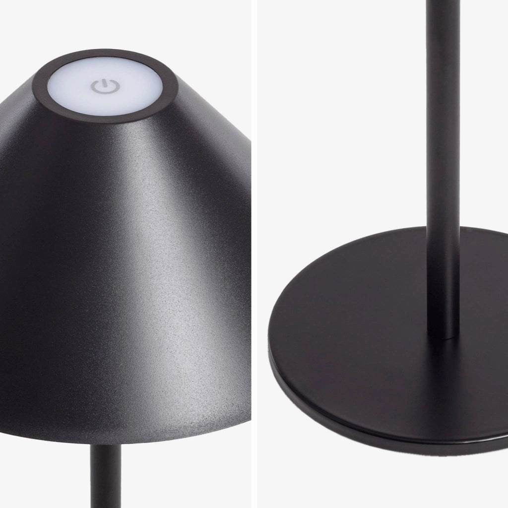 Lampada da tavolo led senza fili, 135cm, nero