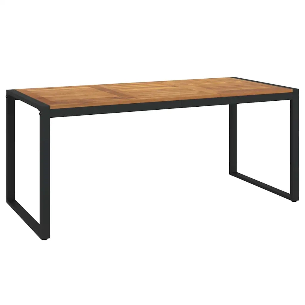 Set da Pranzo per Giardino 7 pcs Nero e Marrone polyrattan 3365481