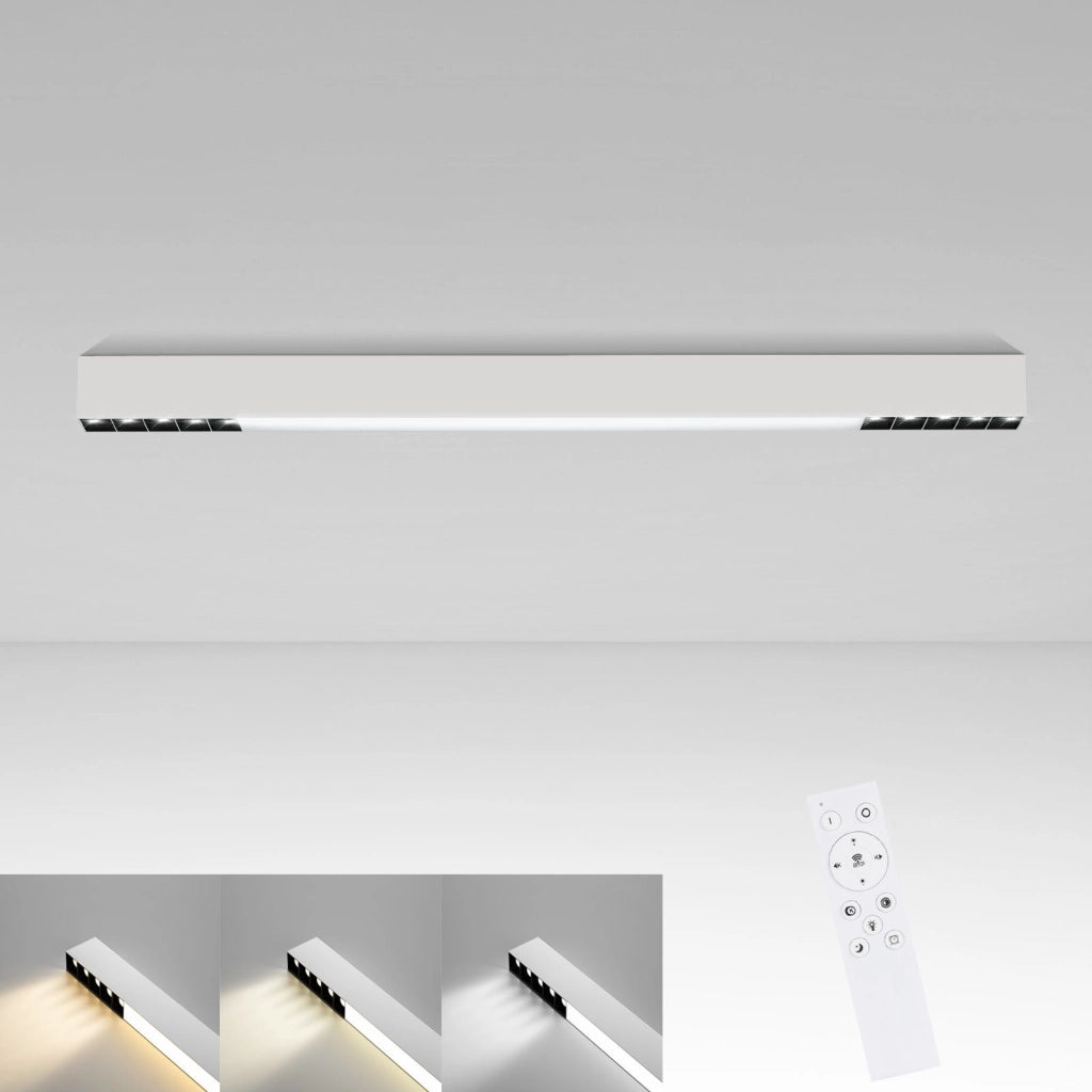 ZMH Lampada da soffitto a LED da 80 cm con telecomando per camera da letto e ufficio