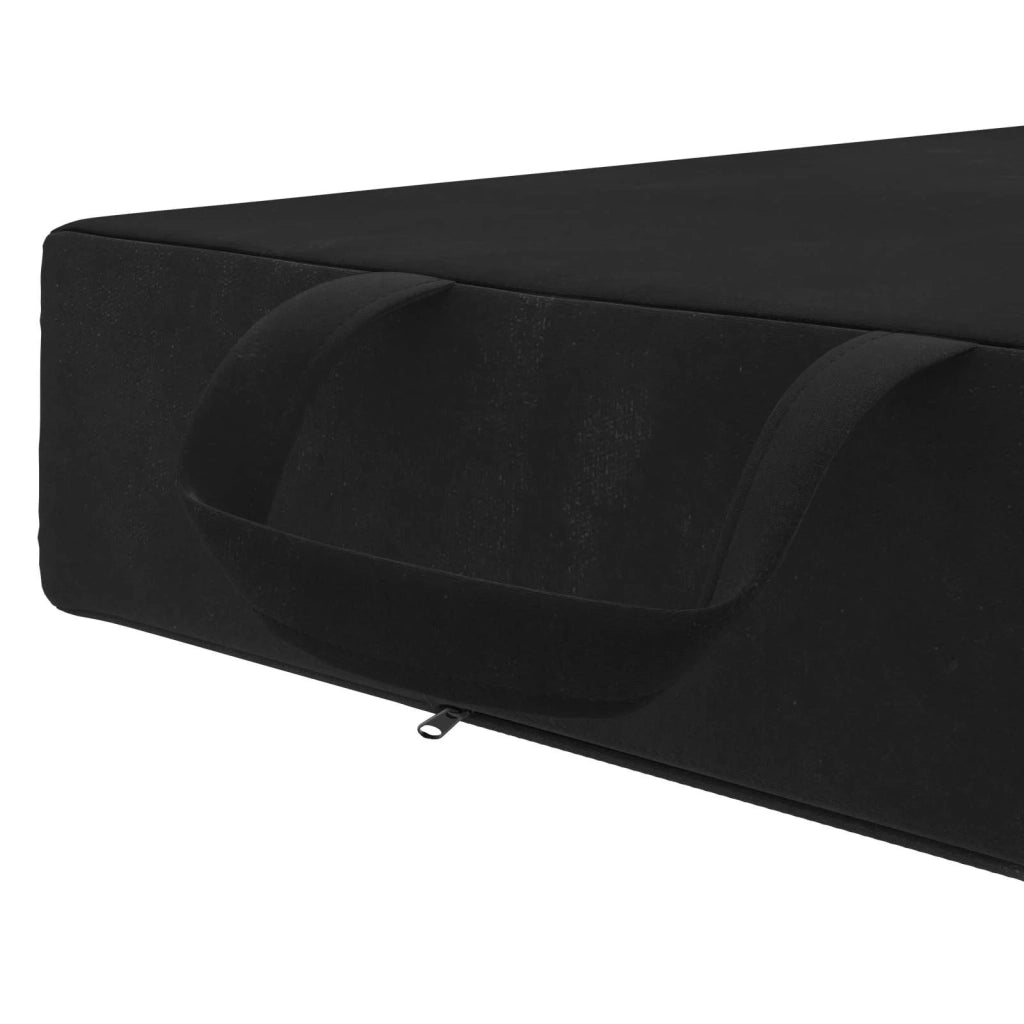 Divano Letto Pieghevole 90 x 63 x 45 cm Nero 900159