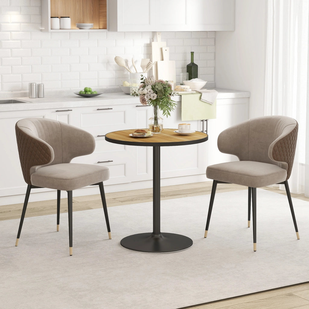 Tavolo da Pranzo Rotondo ¨C Minimal ¨C Eiche 100x100