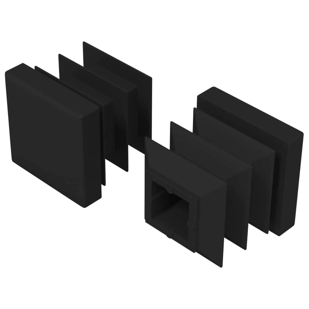 Tappi terminali 2 pcs Nero 15 x 15 x 15 mm PP 864856