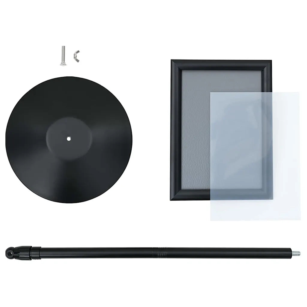 Supporto Poster a Piedistallo Argento a4 PVC e Acciaio 42020976