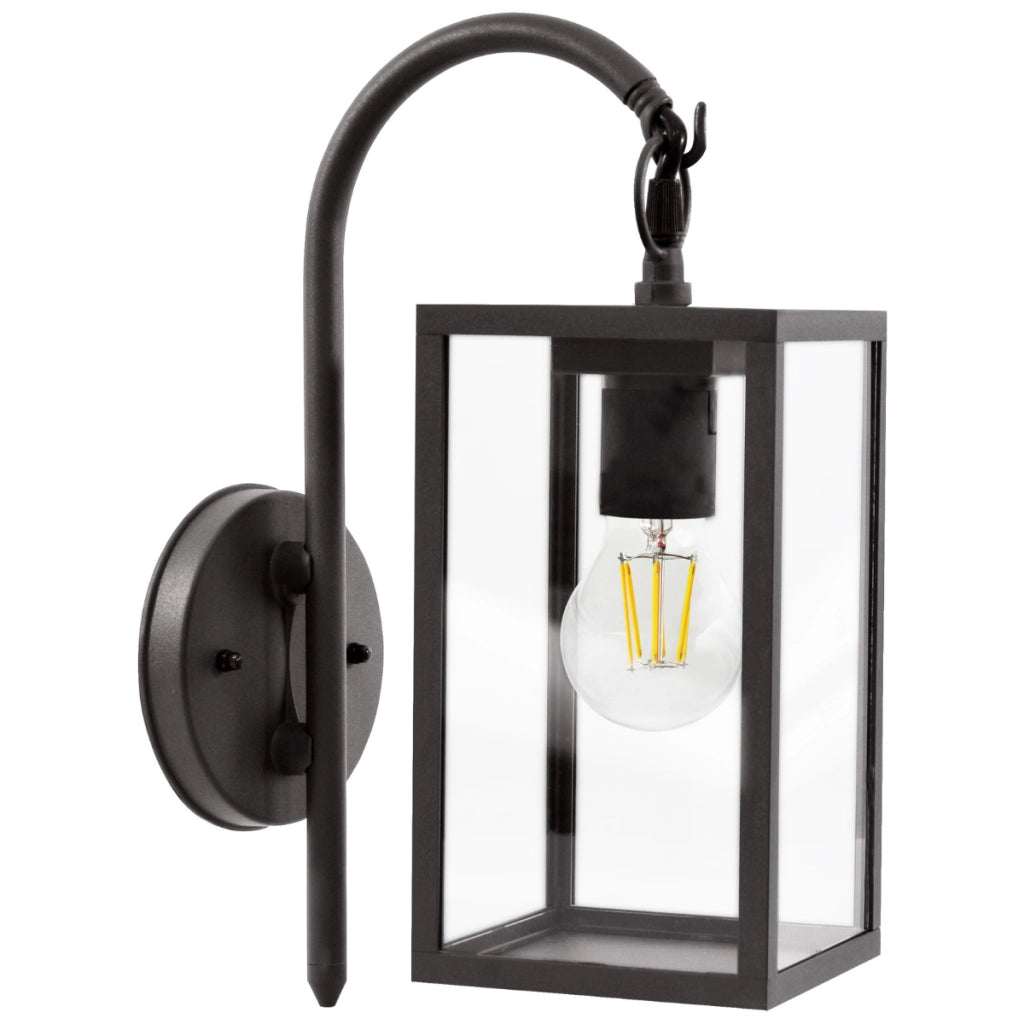 Applique esterna downlight grafite 1xE27 MALMO Polux