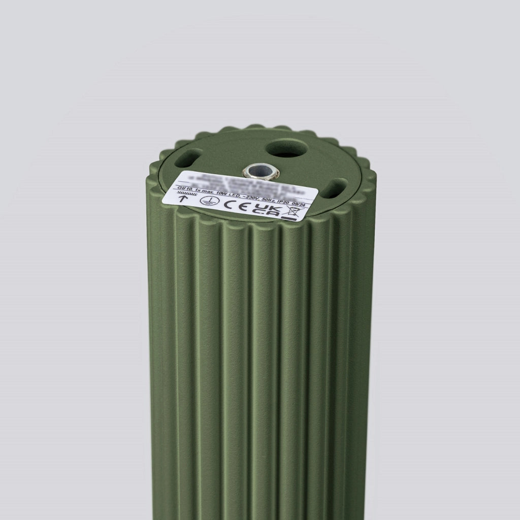 Lampada da soffitto KARBON 60 verde oliva