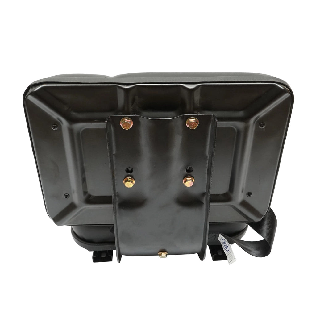 Sedile universale con cintura per macchine agricole o industriali, carrelli elevatori.