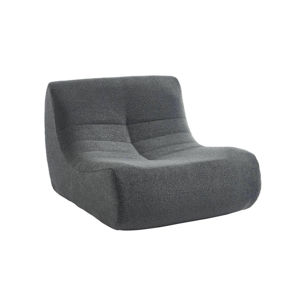 Divano modulare boucle, 2 posti, antracite