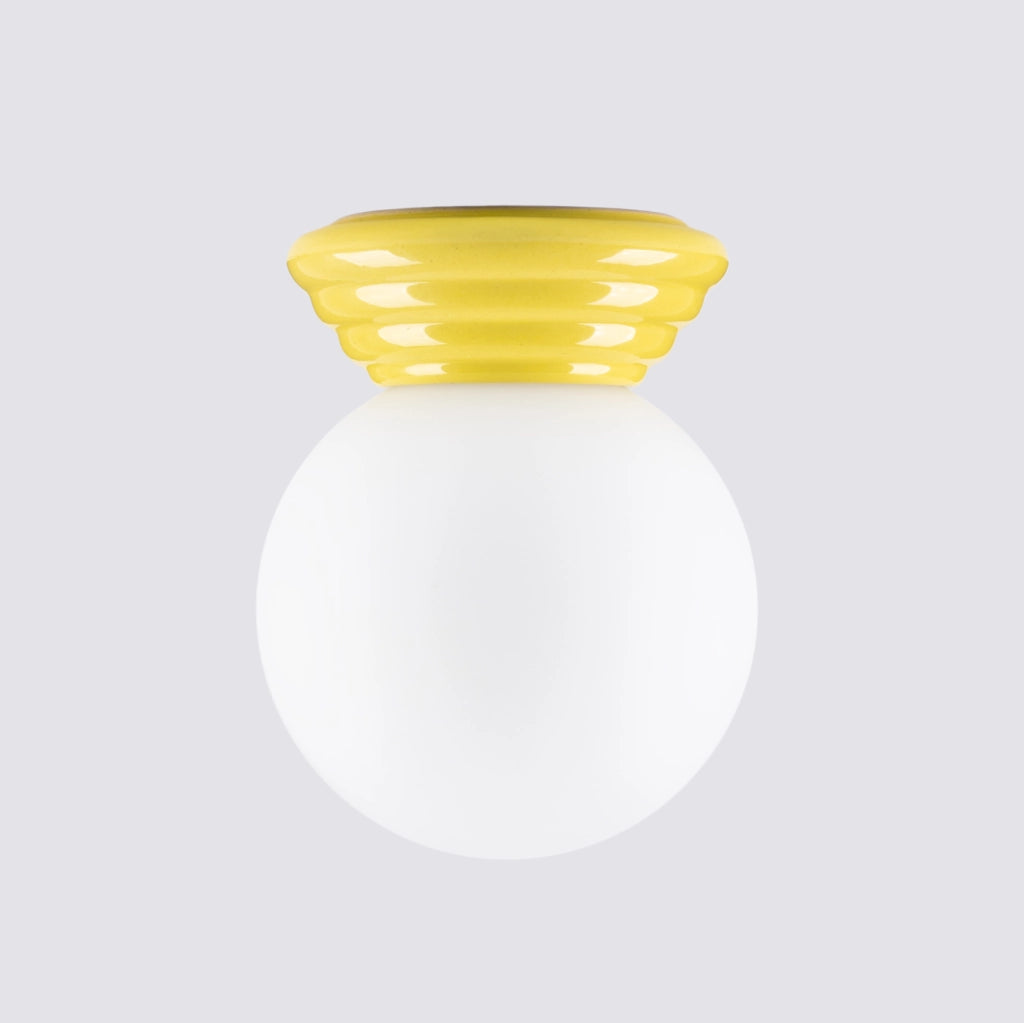 Lampada a parete ZORI giallo IP44