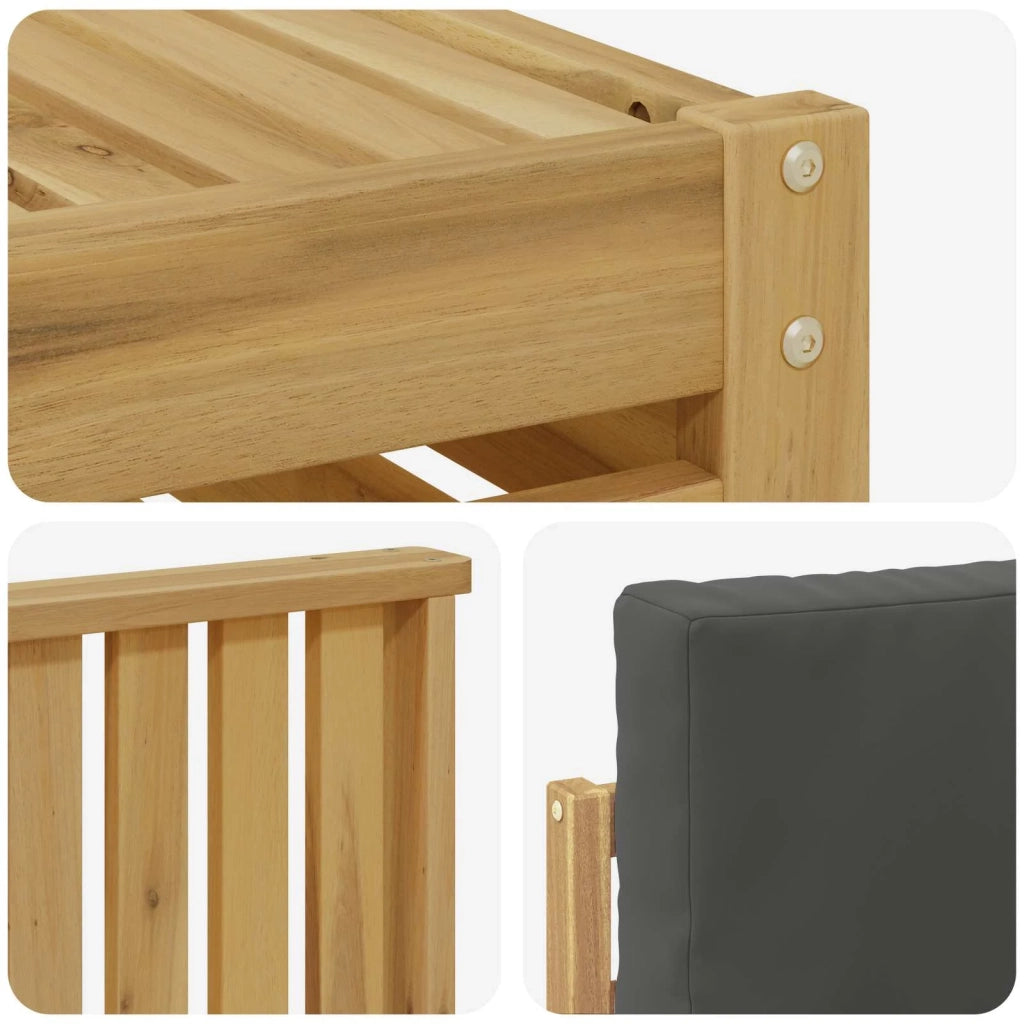 Set divani Legno di Acacia Massello 3391512
