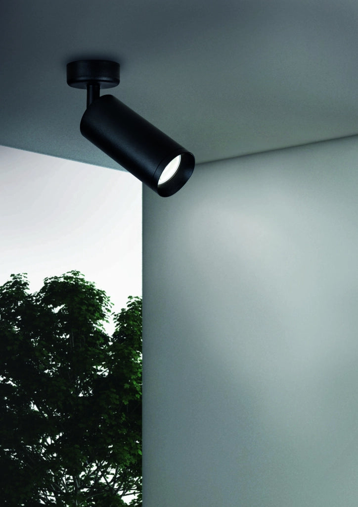 Lampada soffitto Maytoni Focus nera GU10 C017CW-01B