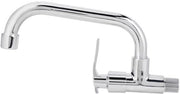 Flessibile Maniglia per Acqua Fredda a 360 Gradi - Materiali Messing/Roia Stato - Adatto per diametri di foro 22-30 mm - Altezza 16 cm - Funzione per acqua fredda solamente - Rubinetto per cucina