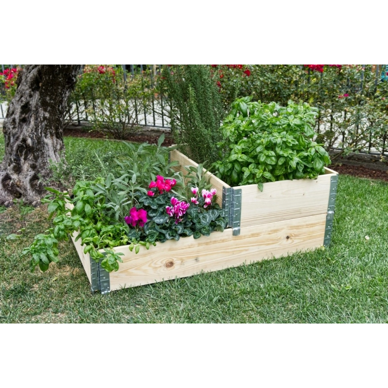 Fioriera Rosa Cm 80X40X20H Losa