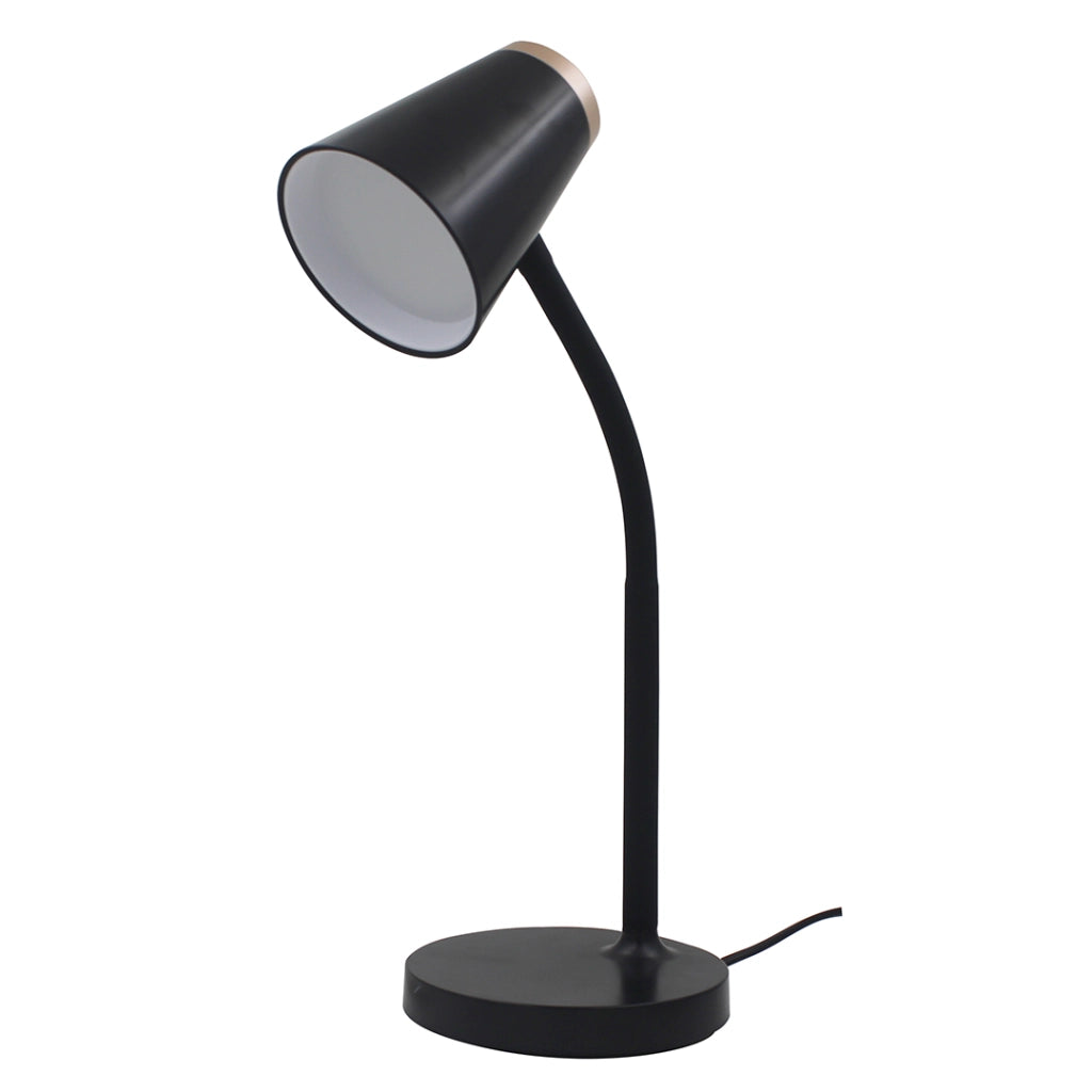 Lampada da scrivania nera flessibile LED 4,5W 4000K Chico