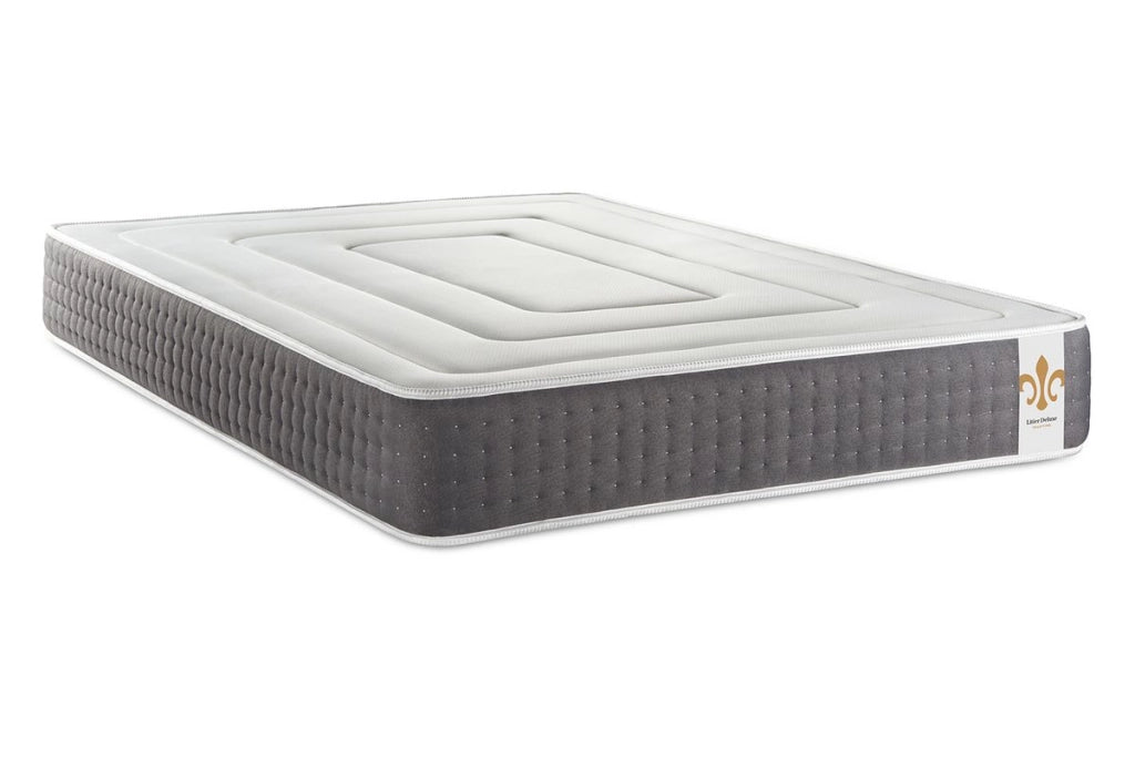 Materasso 200x200 cm a molle insacchettate e memory foam - Vingt-Six