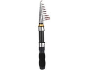 Hengel Telescopico Portatile 1,5m - Antislip Manubrio - Pesca in Mare/Pesca Sportiva - Pesca al Tifo/Pesca al Trota - Leggero e Compacto - Supporto per Pesci