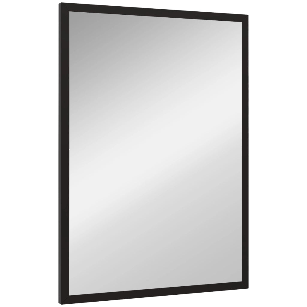 Specchio da Parete 50x70 cm ¨C Minimal ¨C Legno Nero