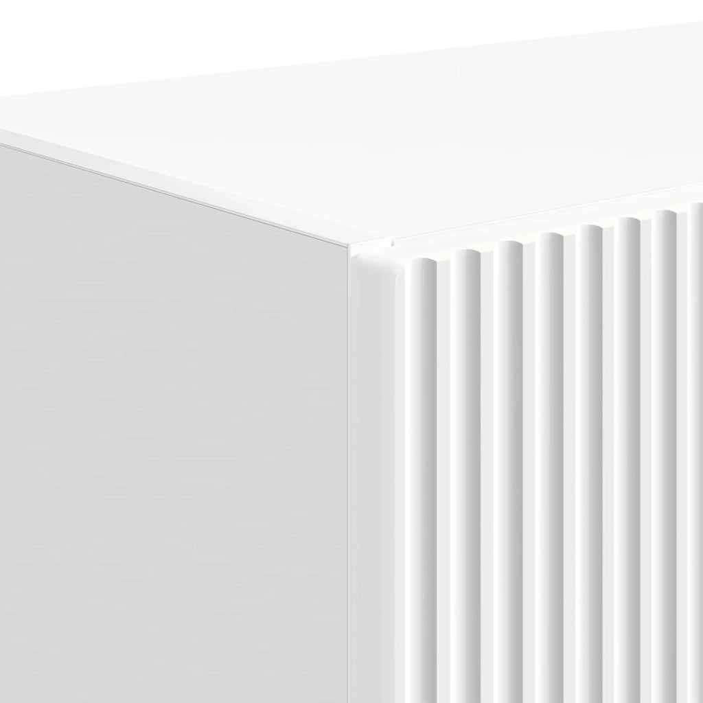 Mobile TV da parete Bianco 59,5 x 31 x 100 cm Legno multistrato 892369
