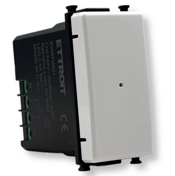 Interruttore Smart Connesso ZigBee Compatibile con Vimar Plana EVZB0801