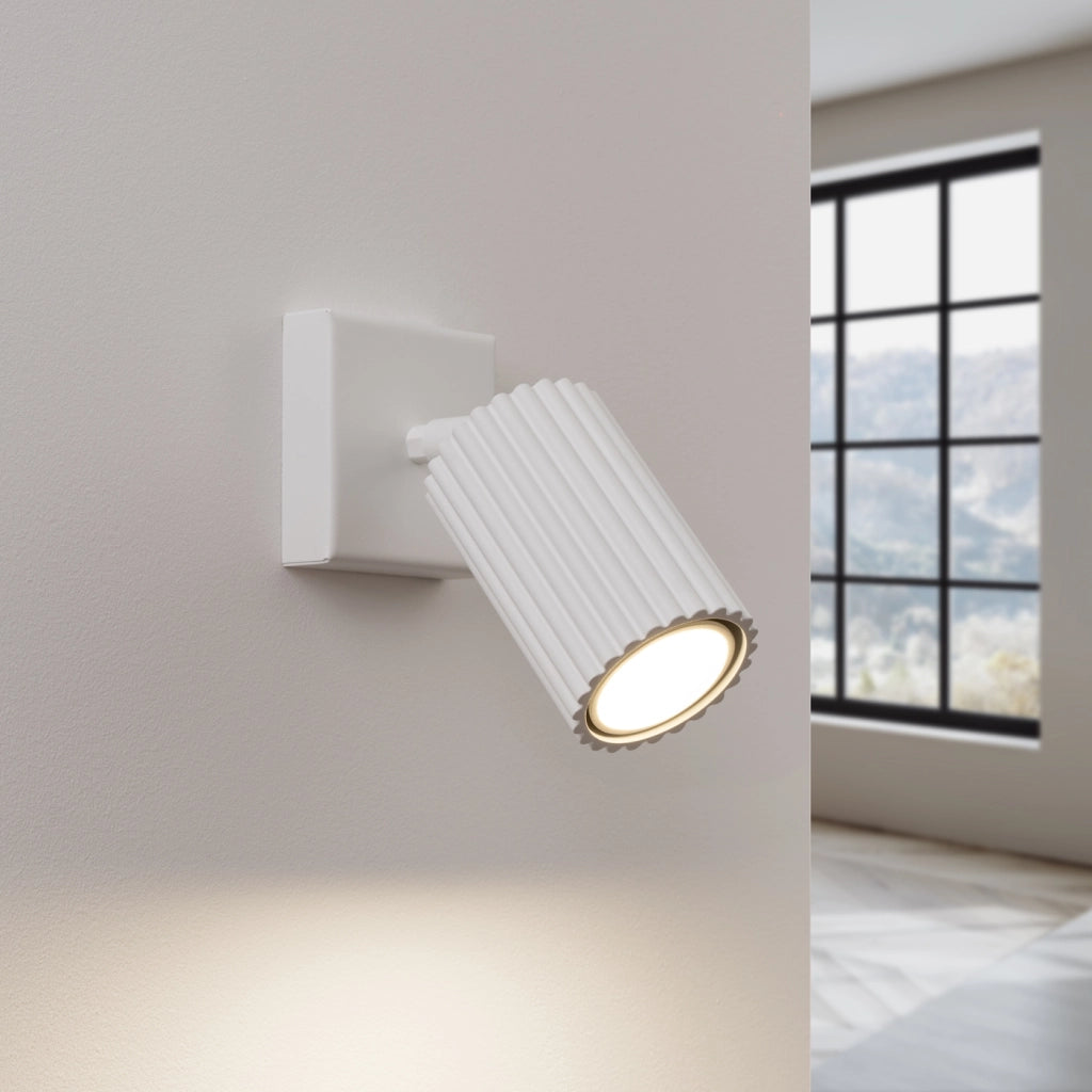 Lampada da parete KARBON bianco