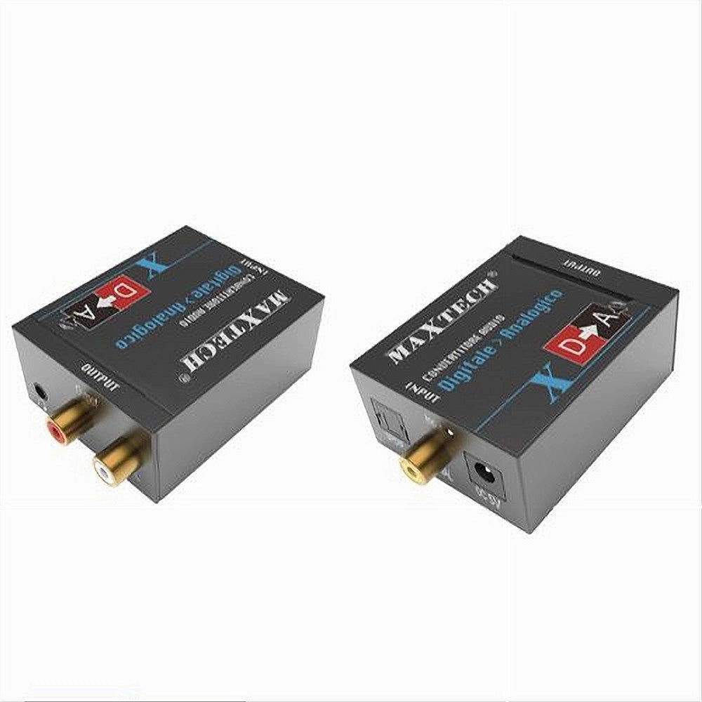 Trade Shop - Convertitore Unidirezionale Audio Da Digitale Coassiale A Analogico L/r Maxtech Dk-201 -